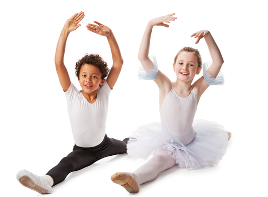 children dancing ballet